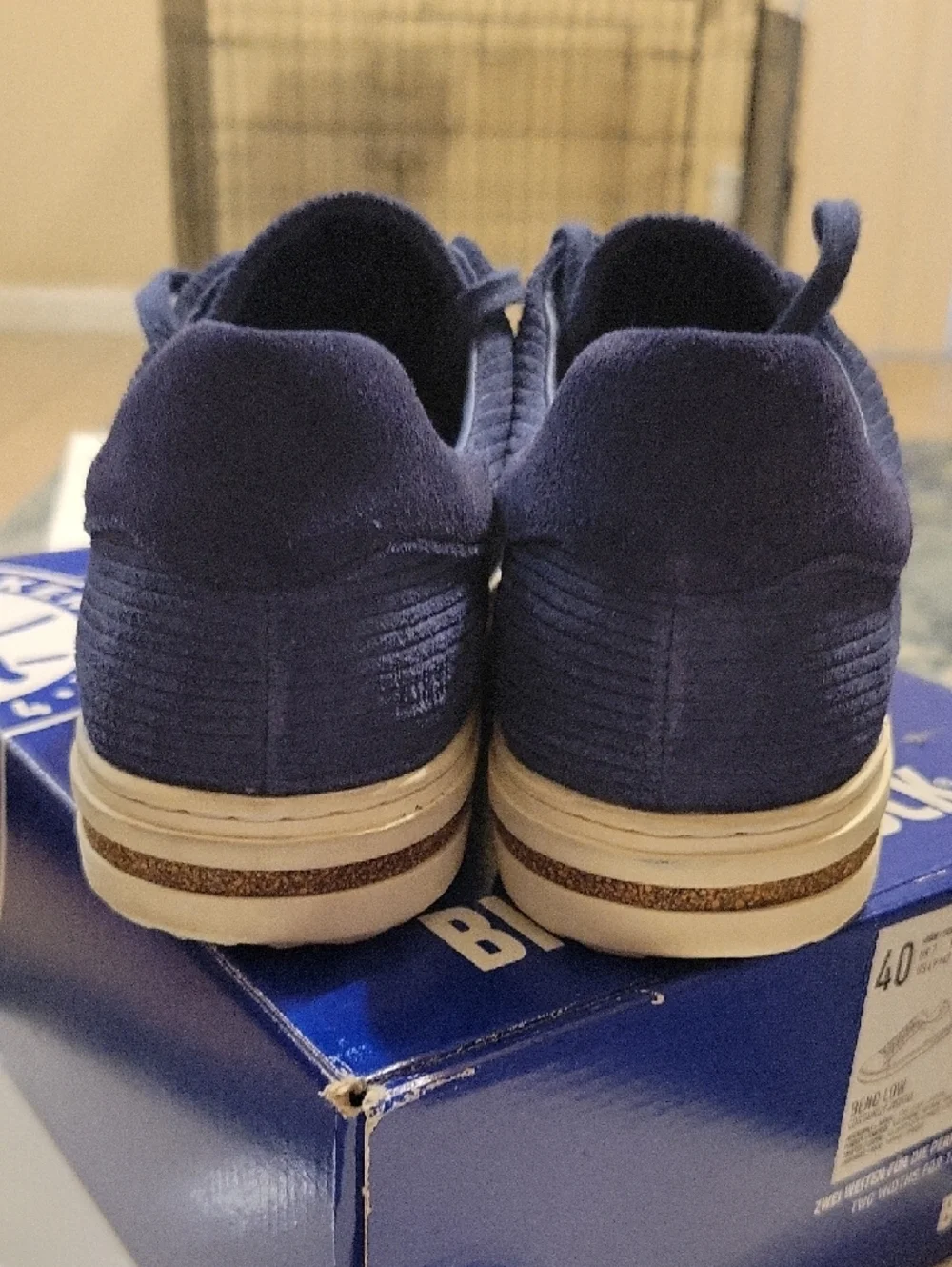 Birkenstock Bend Low Corduroy Indigo - Picture 3 of 5